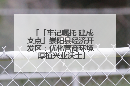 「牢记嘱托 建成支点」崇阳县经济开发区：优化营商环境 厚植兴业沃土