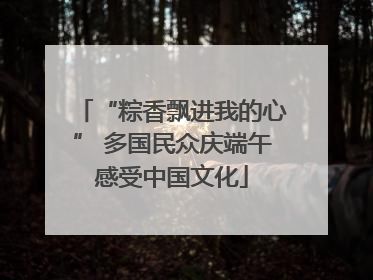 “粽香飘进我的心” 多国民众庆端午感受中国文化