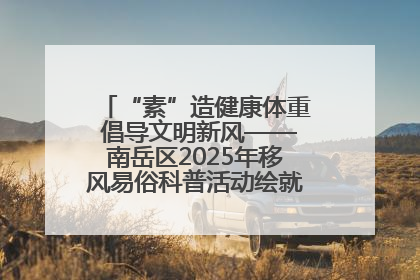 “素”造健康体重 倡导文明新风——南岳区2025年移风易俗科普活动绘就健康生活新图景