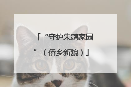 “守护朱鹮家园”（侨乡新貌）