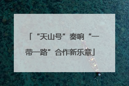 “天山号”奏响“一带一路”合作新乐章