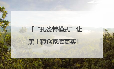 “扎赉特模式”让黑土粮仓家底更实