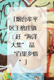 烟台牟平区王格庄镇：赶“海洋大集” 品“百果乡情”