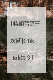 特朗普第三次延长TikTok禁令