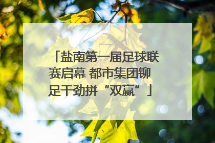 盐南第一届足球联赛启幕 都市集团铆足干劲拼“双赢”