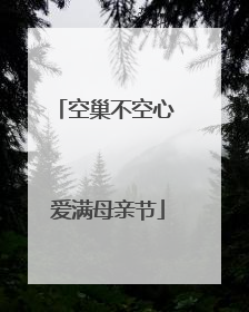 空巢不空心 爱满母亲节