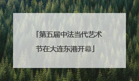 第五届中法当代艺术节在大连东港开幕