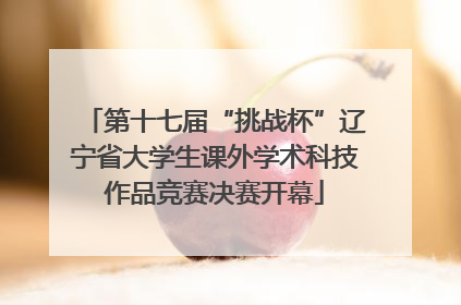 第十七届“挑战杯”辽宁省大学生课外学术科技作品竞赛决赛开幕