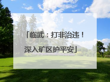 临武：打非治违！深入矿区护平安