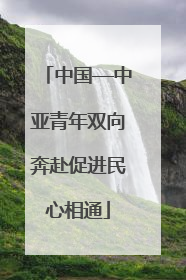 中国—中亚青年双向奔赴促进民心相通