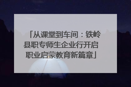 从课堂到车间：铁岭县职专师生企业行开启职业启蒙教育新篇章