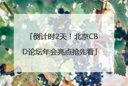倒计时2天！北京CBD论坛年会亮点抢先看