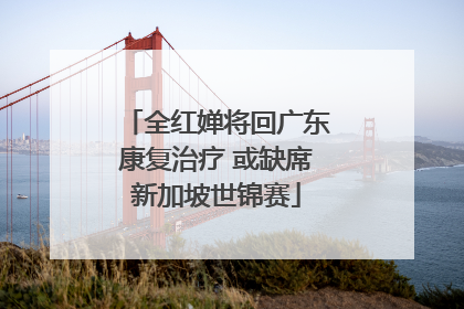 全红婵将回广东康复治疗 或缺席新加坡世锦赛