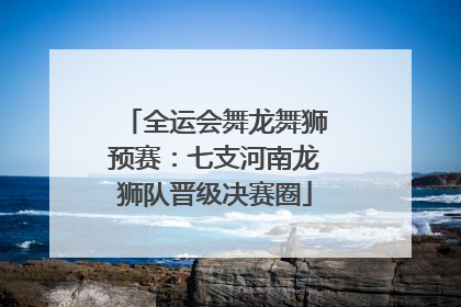 全运会舞龙舞狮预赛：七支河南龙狮队晋级决赛圈