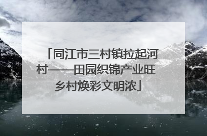 同江市三村镇拉起河村——田园织锦产业旺 乡村焕彩文明浓