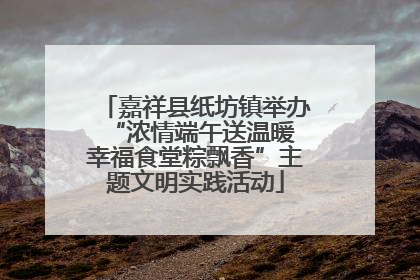 嘉祥县纸坊镇举办“浓情端午送温暖 幸福食堂粽飘香”主题文明实践活动