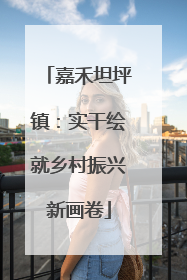 嘉禾坦坪镇：实干绘就乡村振兴新画卷