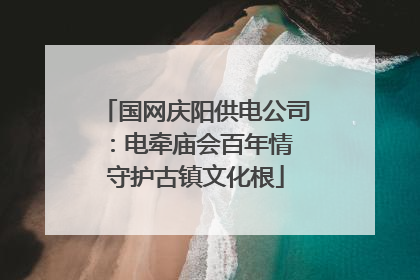 国网庆阳供电公司：电牵庙会百年情 守护古镇文化根