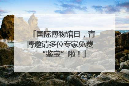 国际博物馆日，青博邀请多位专家免费“鉴宝”啦！