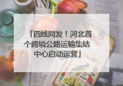 四线同发！河北首个跨境公路运输集结中心启动运营