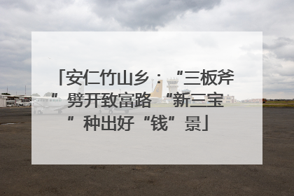 安仁竹山乡：“三板斧”劈开致富路 “新三宝”种出好“钱”景