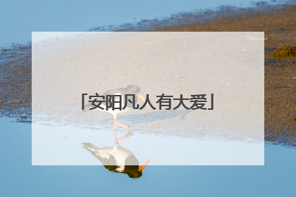安阳凡人有大爱