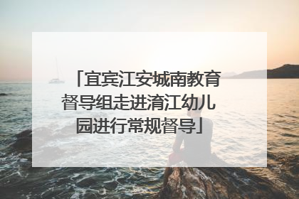 宜宾江安城南教育督导组走进淯江幼儿园进行常规督导