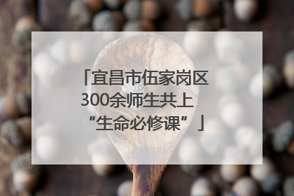 宜昌市伍家岗区300余师生共上“生命必修课”