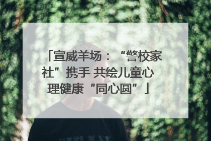 宣威羊场：“警校家社”携手 共绘儿童心理健康“同心圆”