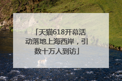 天猫618开幕活动落地上海西岸，引数十万人到访