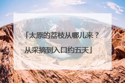 太原的荔枝从哪儿来？从采摘到入口约五天