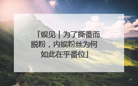 娱见｜为了撕番而脱粉，内娱粉丝为何如此在乎番位