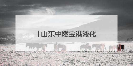 山东中燃宝港液化烃库区项目竣工