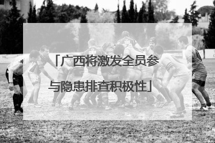 广西将激发全员参与隐患排查积极性