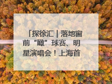 探徐汇｜落地窗前“瞰”球赛、明星演唱会！上海首家体育特色高端酒店亮相