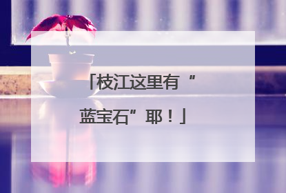 枝江这里有“蓝宝石”耶！