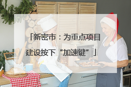 新密市：为重点项目建设按下“加速键”