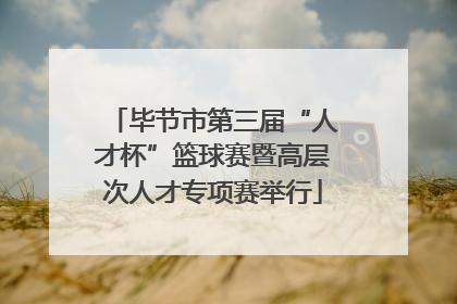 毕节市第三届“人才杯”篮球赛暨高层次人才专项赛举行