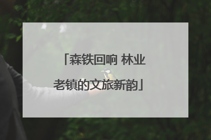 森铁回响 林业老镇的文旅新韵