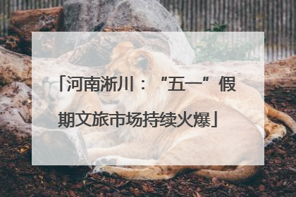 河南淅川：“五一”假期文旅市场持续火爆