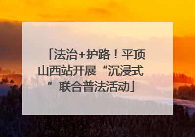 法治+护路！平顶山西站开展“沉浸式”联合普法活动