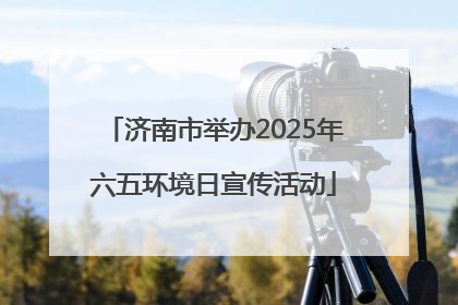 济南市举办2025年六五环境日宣传活动