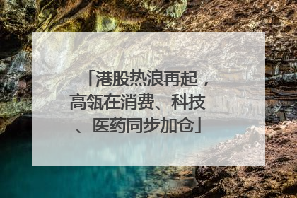 港股热浪再起，高瓴在消费、科技、医药同步加仓