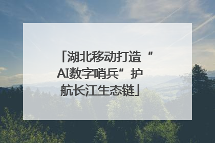 湖北移动打造“AI数字哨兵”护航长江生态链