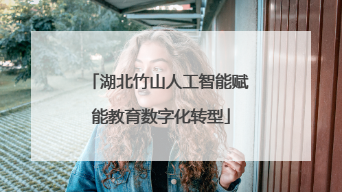 湖北竹山人工智能赋能教育数字化转型