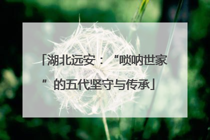 湖北远安：“唢呐世家”的五代坚守与传承