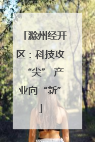 滁州经开区：科技攻“尖” 产业向“新”