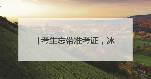 考生忘带准考证，冰城交警驾驶警车护送