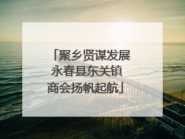 聚乡贤谋发展 永春县东关镇商会扬帆起航