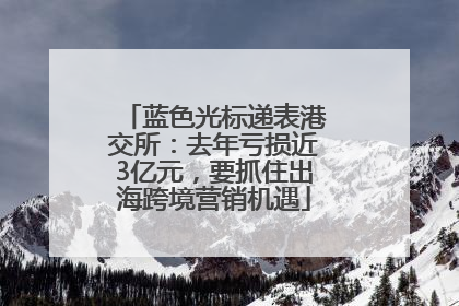 蓝色光标递表港交所：去年亏损近3亿元，要抓住出海跨境营销机遇